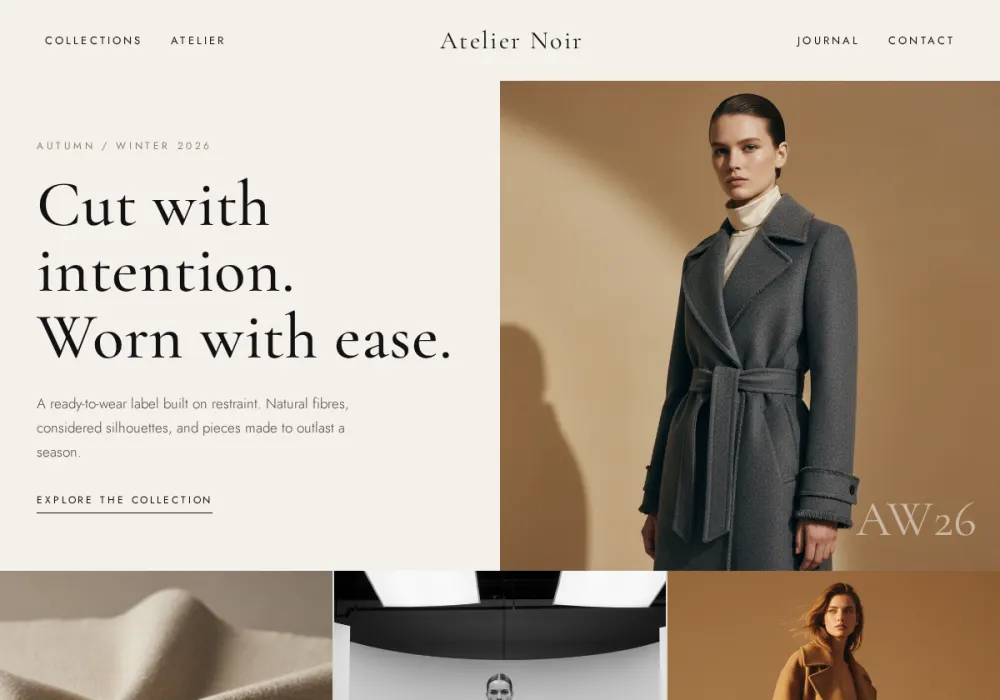 Atelier Noir - High Fashion redesign by Attract