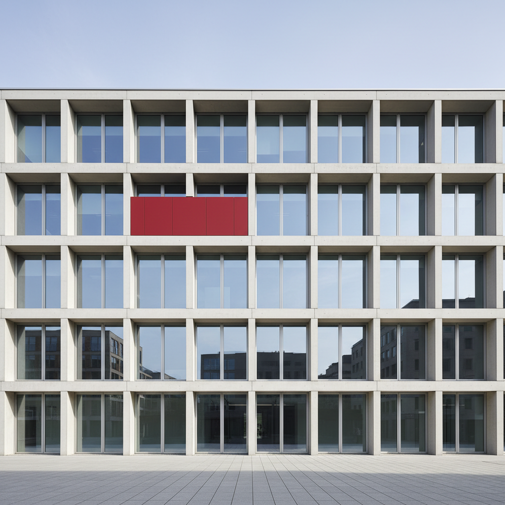 Concrete and glass architecture