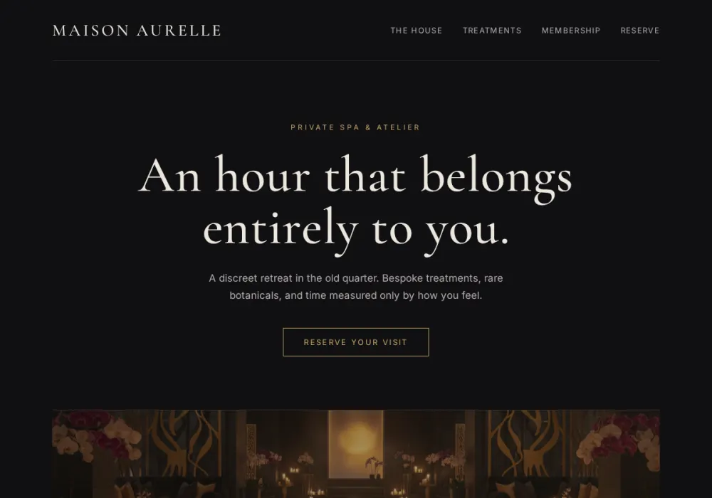 Maison Aurelle - Luxury redesign by Attract