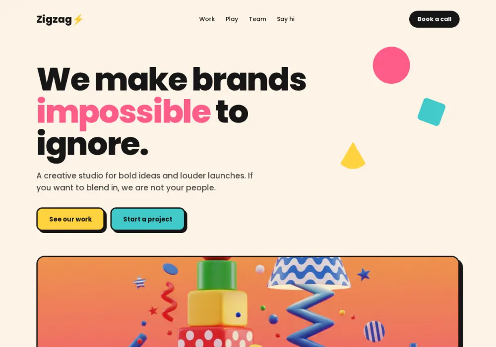 Zigzag - Memphis redesign by Attract