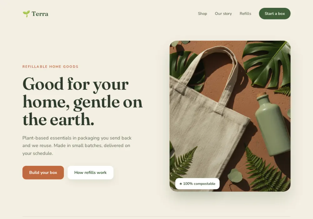 Terra - Natural redesign by Attract