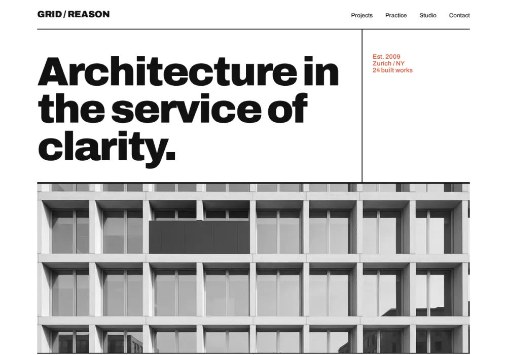 Grid & Reason - Swiss redesign by Attract